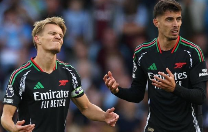 Odegaard i Rice su odsutni, a Arsenal se suočava s rizikom gubitka niza